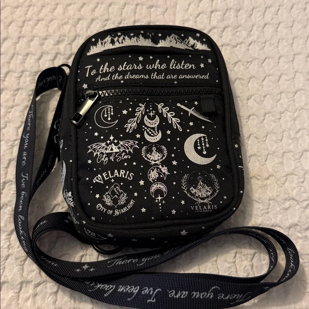 Buggy Acotar Aris Black Celestial Crossbody Bag - Picture 2 of 5